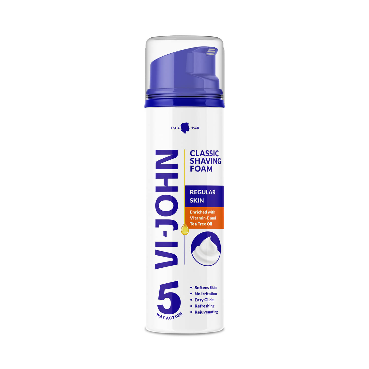     			Vi-John Classic Vitamin E Shaving Foam 200 g