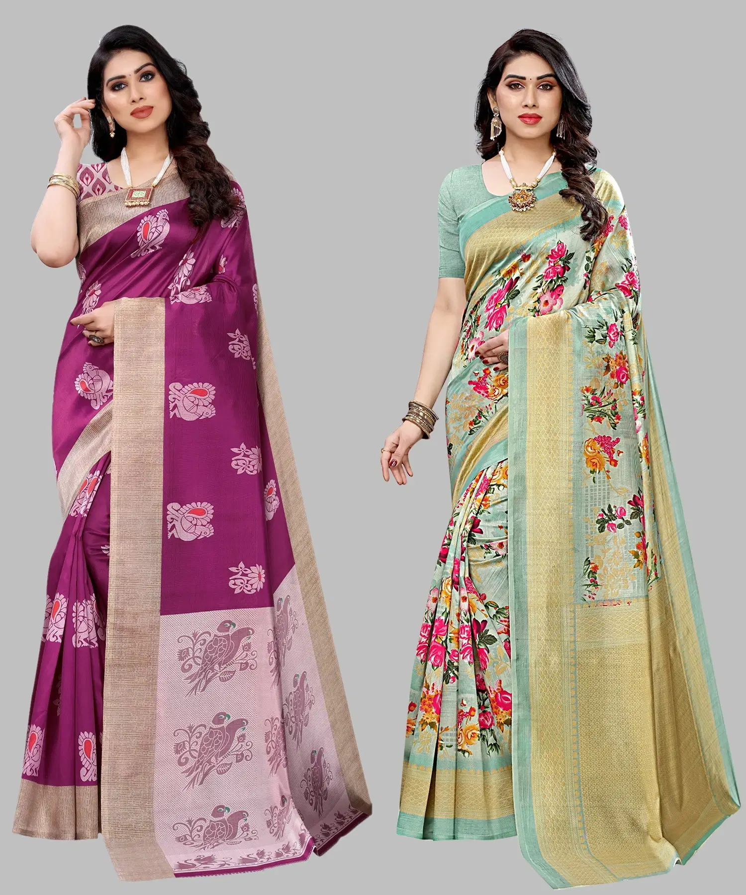 Yashika Art Silk Self Design Regular Saree With Unstitched Blouse Piece ( Purple ) Yashika Art Silk Self Design Regular Saree With Unstitched Blouse Piece ( Purple )