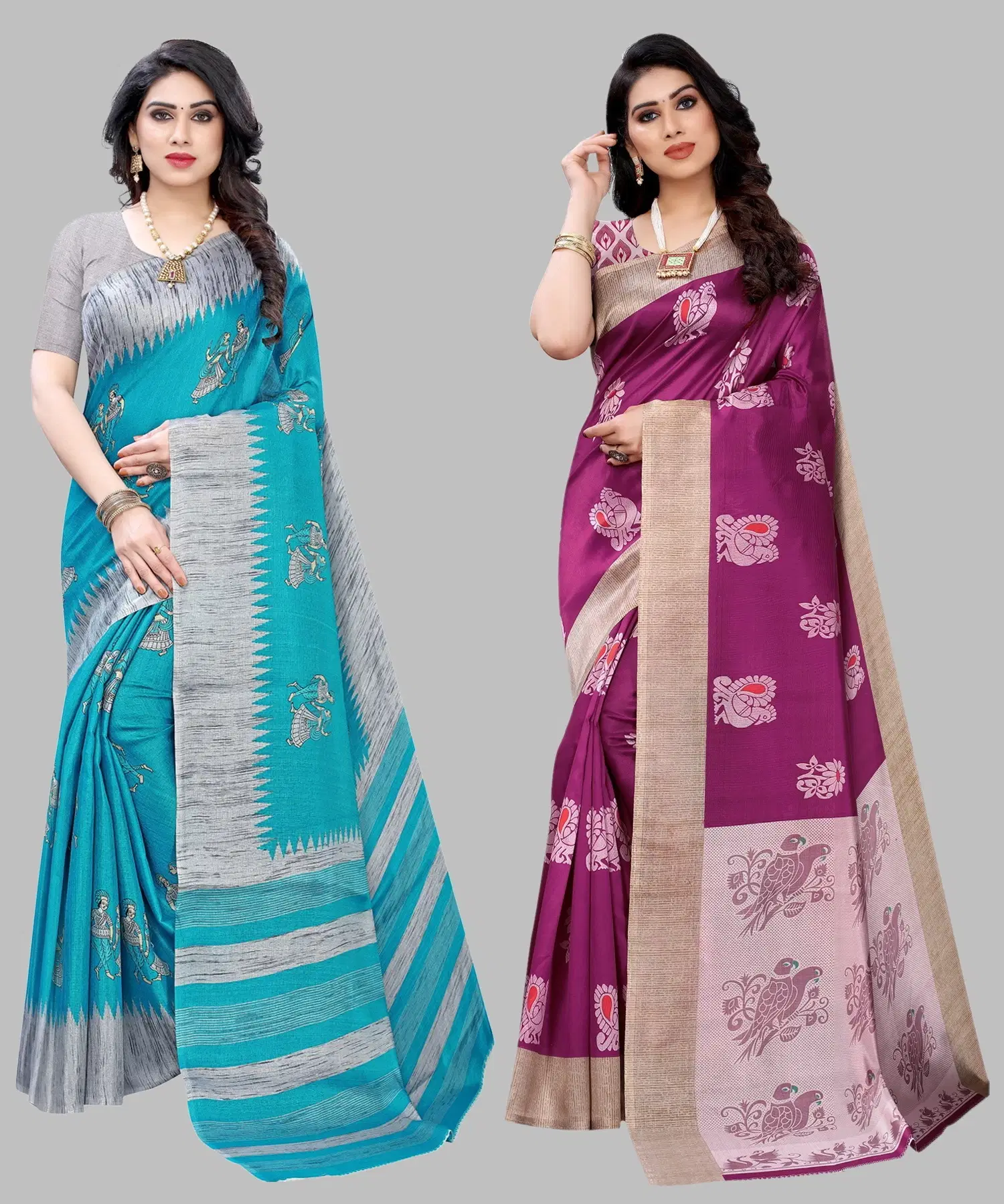 Yashika Art Silk Self Design Regular Saree With Unstitched Blouse Piece ( Blue )     			Yashika Art Silk Self Design Regular Saree With Unstitched Blouse Piece ( Blue )