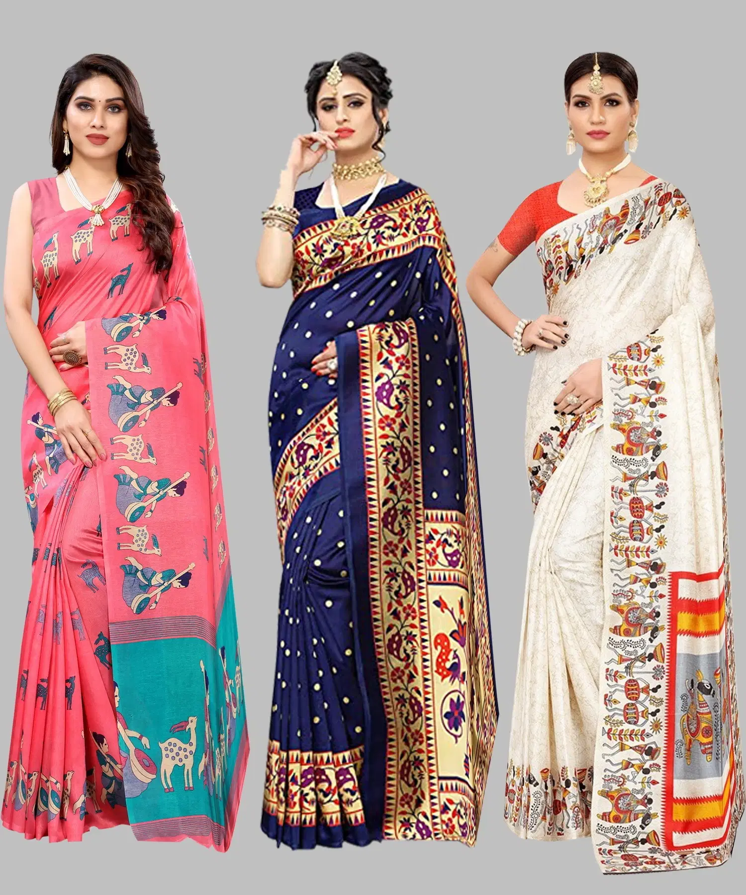     			Yashika Art Silk Self Design Regular Saree With Unstitched Blouse Piece ( Pink )