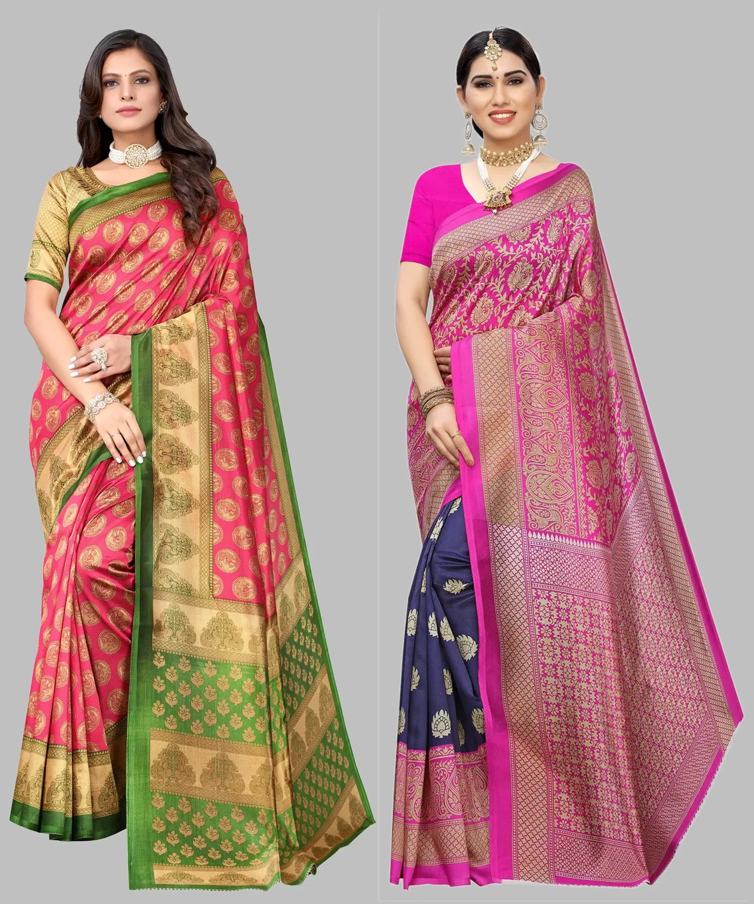     			Yashika Art Silk Self Design Regular Saree With Unstitched Blouse Piece ( Pink )
