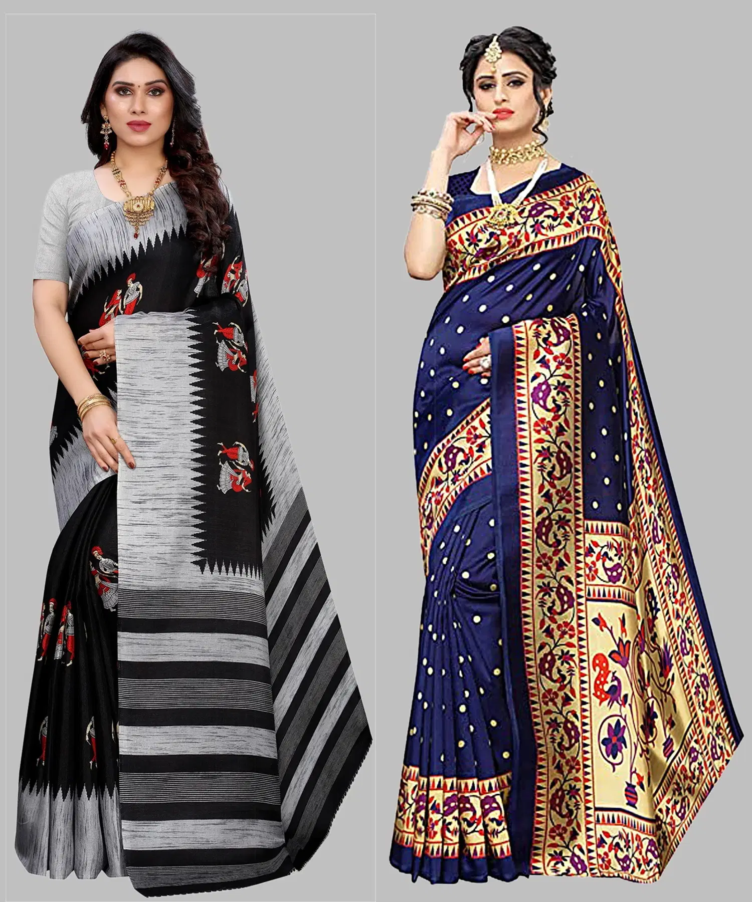     			Yashika Art Silk Self Design Regular Saree With Unstitched Blouse Piece ( Black )
