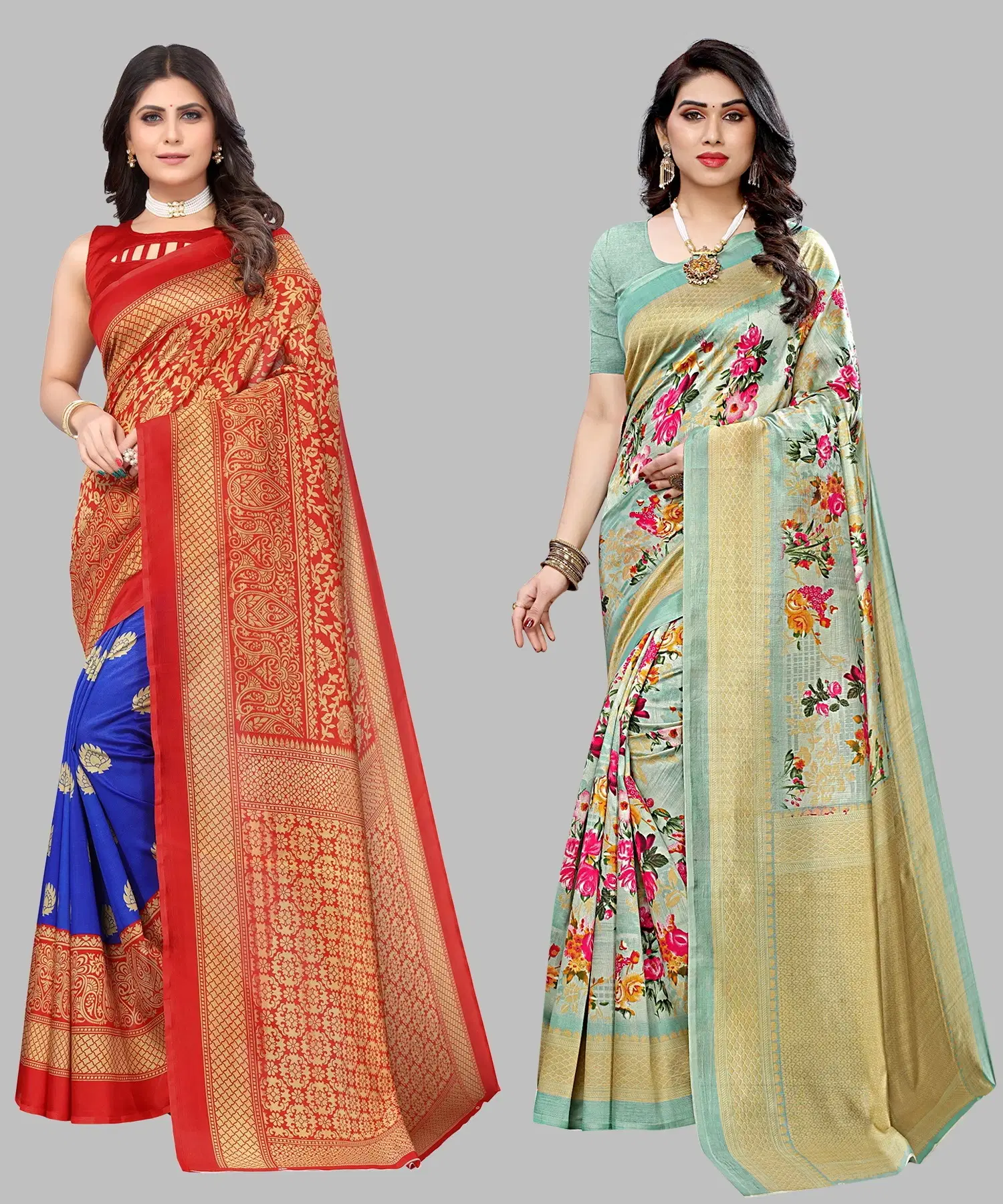     			Yashika Art Silk Woven Regular Saree With Unstitched Blouse Piece ( Multicolor )