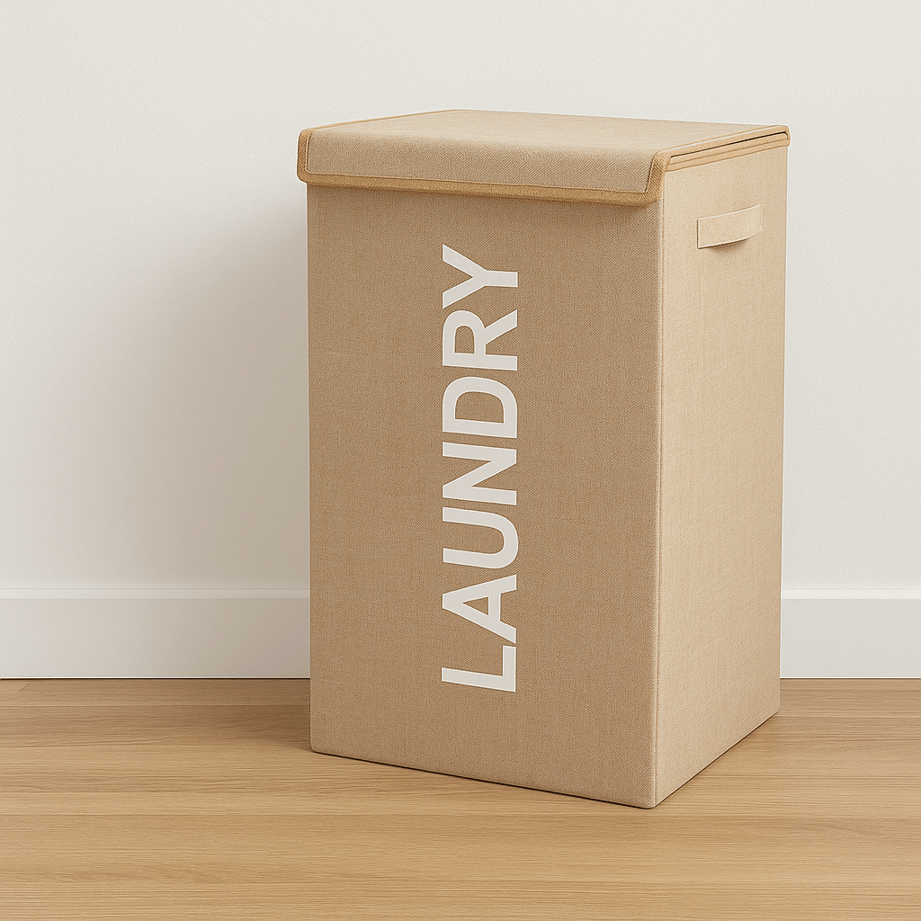 Zovira Beige Laundry Bag