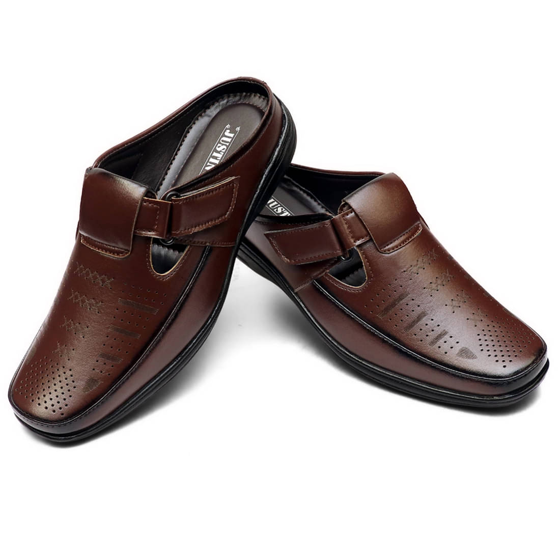    			justino enetrprises - Brown Men's Sandals