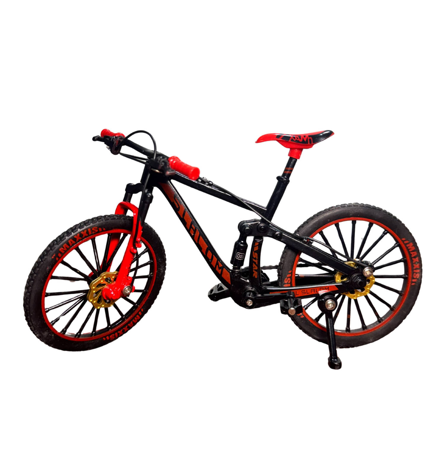     			1:8 Scale Die-Cast Mountain Bicycle Toy Model (Red & Black)