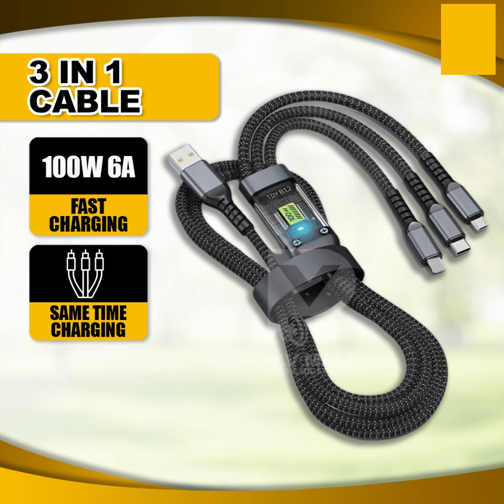 100W Fast Charging Type-C Cable | Durable Braided USB-C to USB-C Cord with Smart Chip | Quick Charge & High-Speed Data Transfer 100W Fast Charging Type-C Cable | Durable Braided USB-C to USB-C Cord with Smart Chip | Quick Charge & High-Speed Data Transfer
