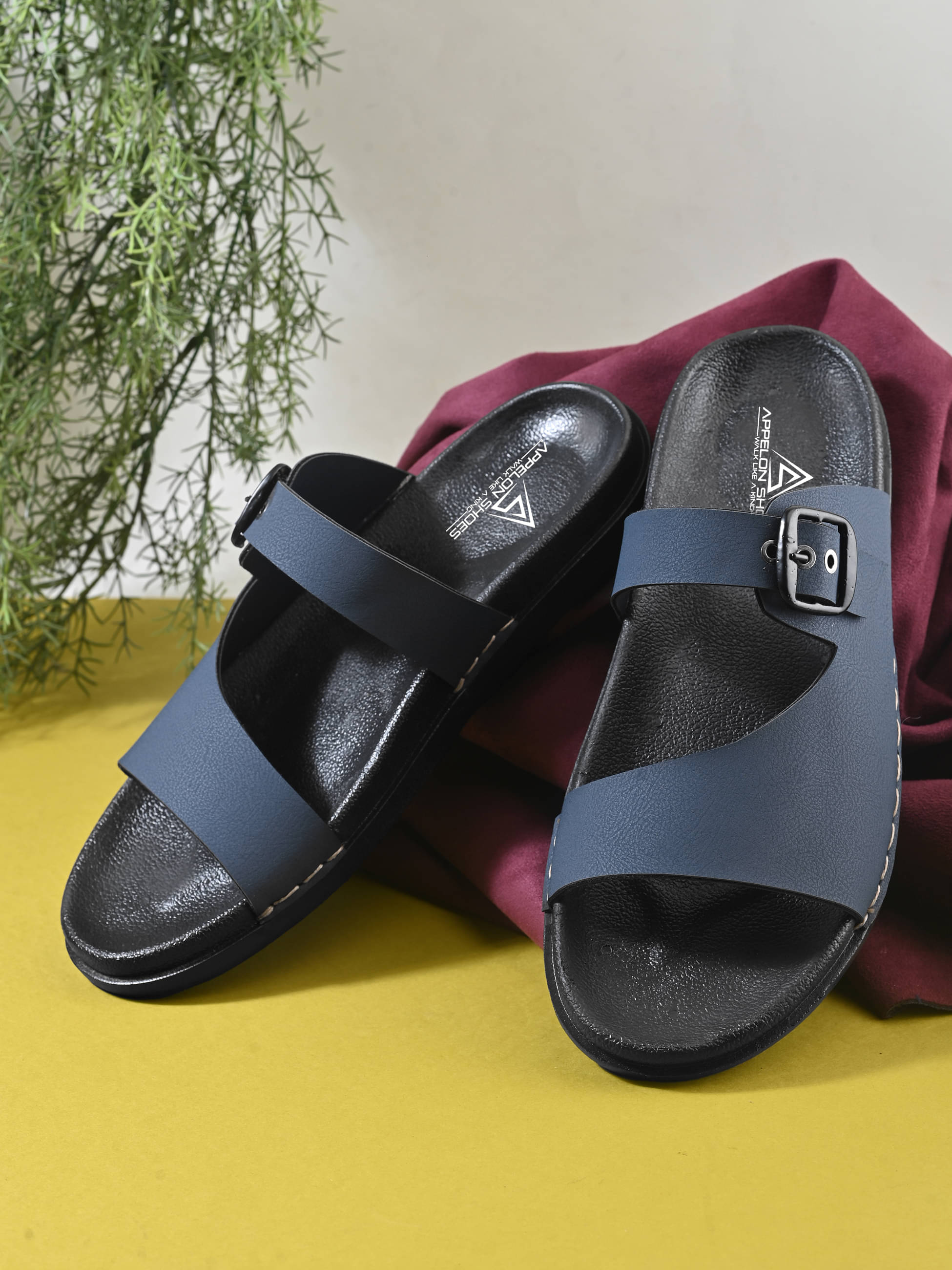     			APPELON Blue Men's Daily Slipper