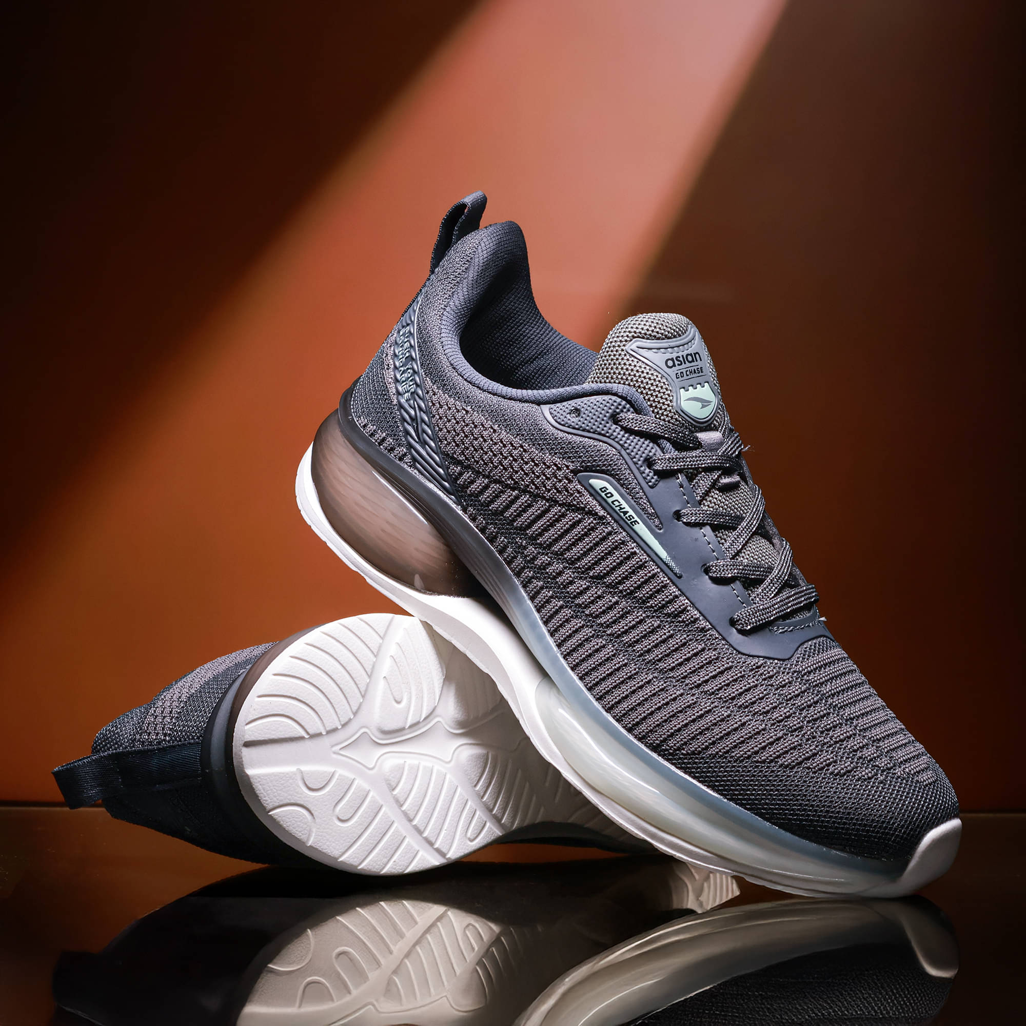     			ASIAN TITAAN-07 Dark Grey Men's Sports Running Shoes