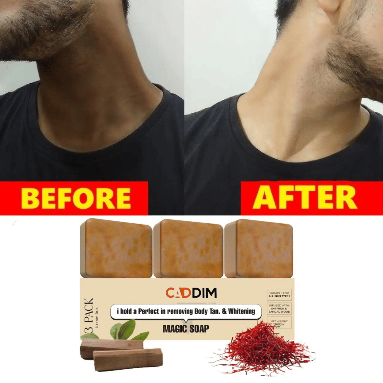 CADDIM Skin Whitening Gharsoaps Soap for All Skin Type ( Pack of 3 ) CADDIM Skin Whitening Gharsoaps Soap for All Skin Type ( Pack of 3 )