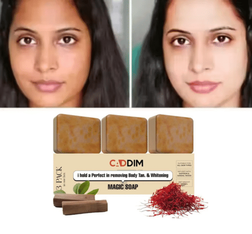 CADDIM Skin Whitening gharsoaps Soap for All Skin Type ( Pack of 3 )
