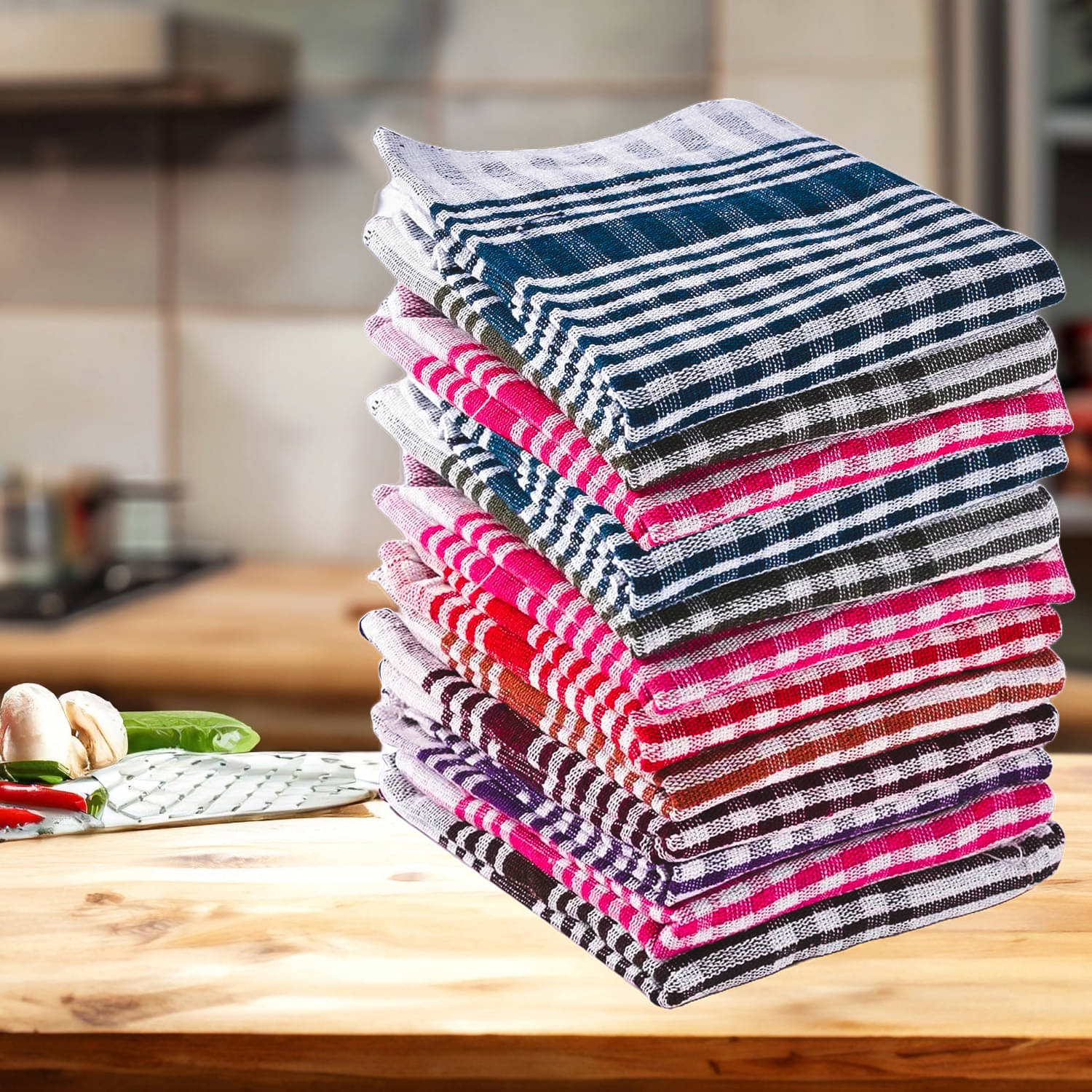     			Cotton Kitchen Cloth/Napkins | Fridge, Table, Kitchen Platform Cleaning & Roti Napkins