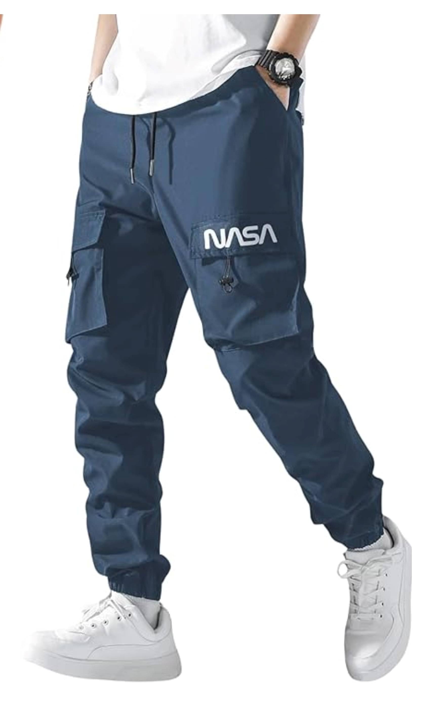     			DARPAN TEXTILE Blue Lycra Men's Trackpants ( Pack of 1 )