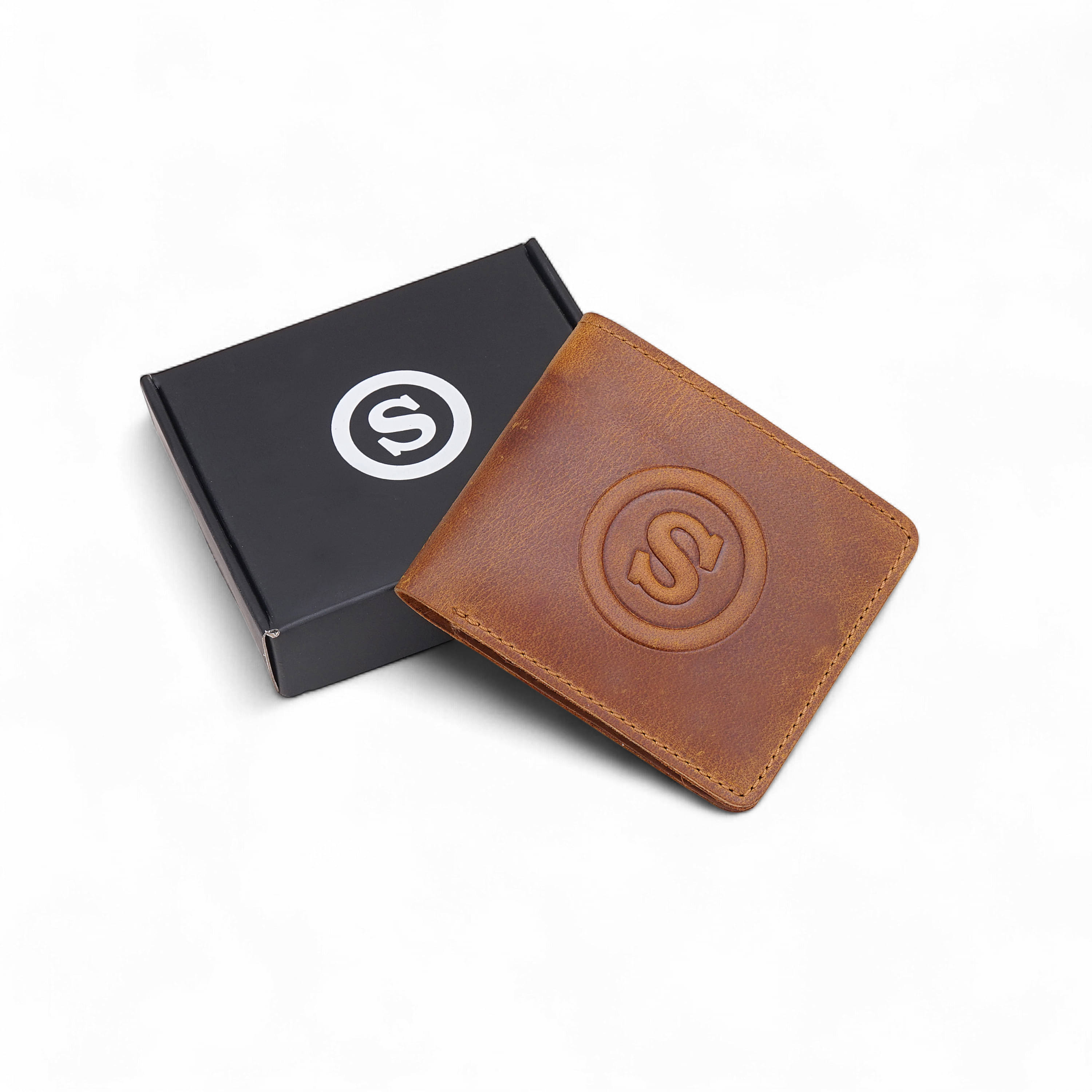     			Flingo 100% Leather Solid Men's Two Fold Wallet With 4 Slots For Card ( Tan , Pack of 1 )