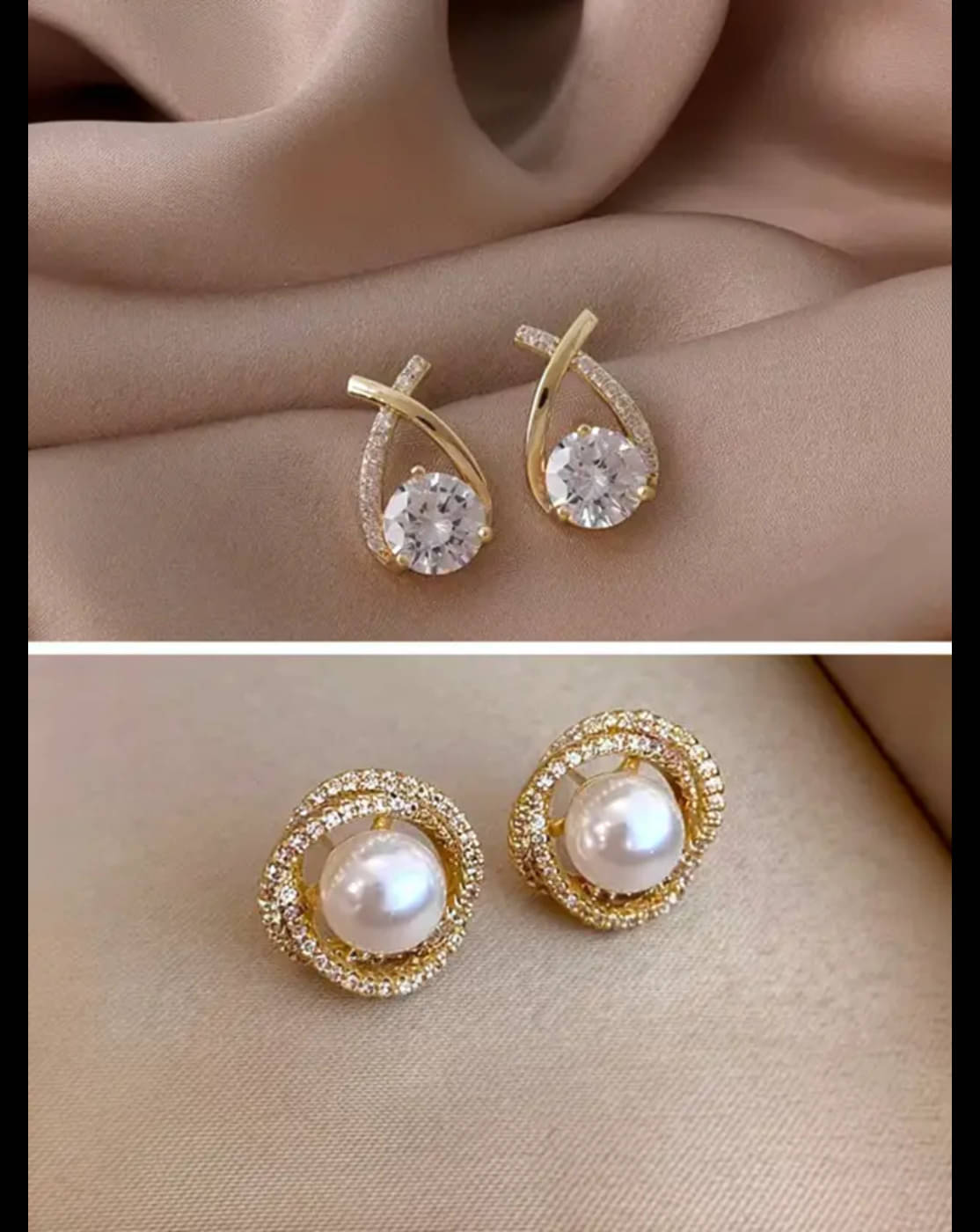     			G.R.A.V.I.T.E.E.E Gold Hoops Earrings ( Pack of 2 )