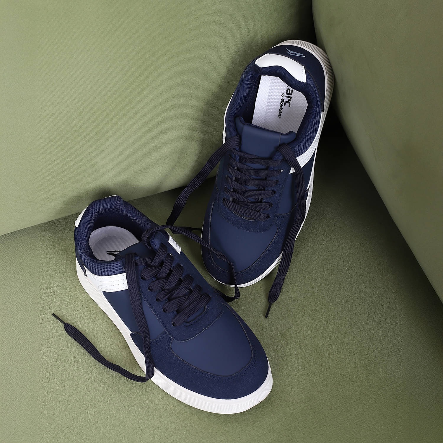     			GOLDSTAR Navy Men's Sneakers