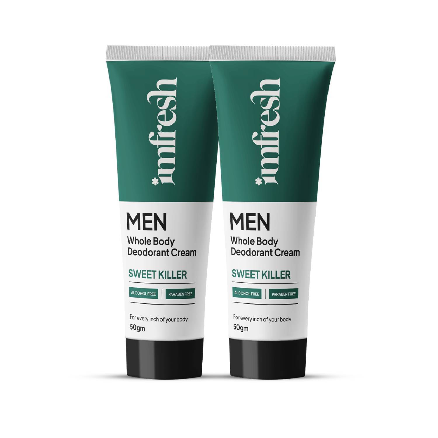 IMFRESH Men Cream (Sweet Killer) | Pack of 2 Deodorant Cream for Men 50 gm ( Pack of 2 ) IMFRESH Men Cream (Sweet Killer) | Pack of 2 Deodorant Cream for Men 50 gm ( Pack of 2 )
