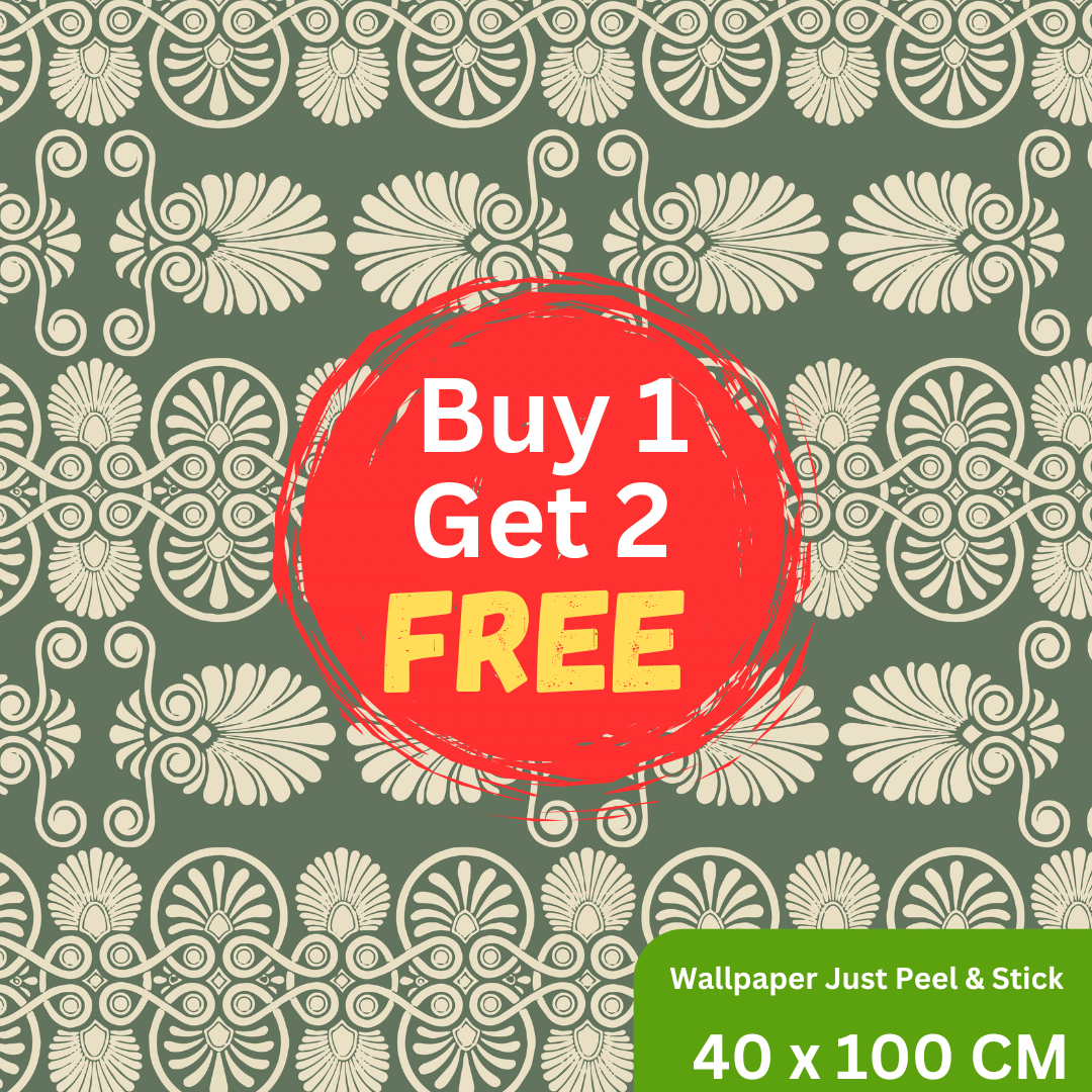     			Interawall Decor Self-Adhesive Decal Wallpaper Specific Product for Bedroom, Living Room, Kids Room, Play Room, Office | Abstract Home Wallpaper for Home Decor (Buy 1 get 2 Free, Pack of 3 Pcs,  Size-16x39 Inches Each Strip)