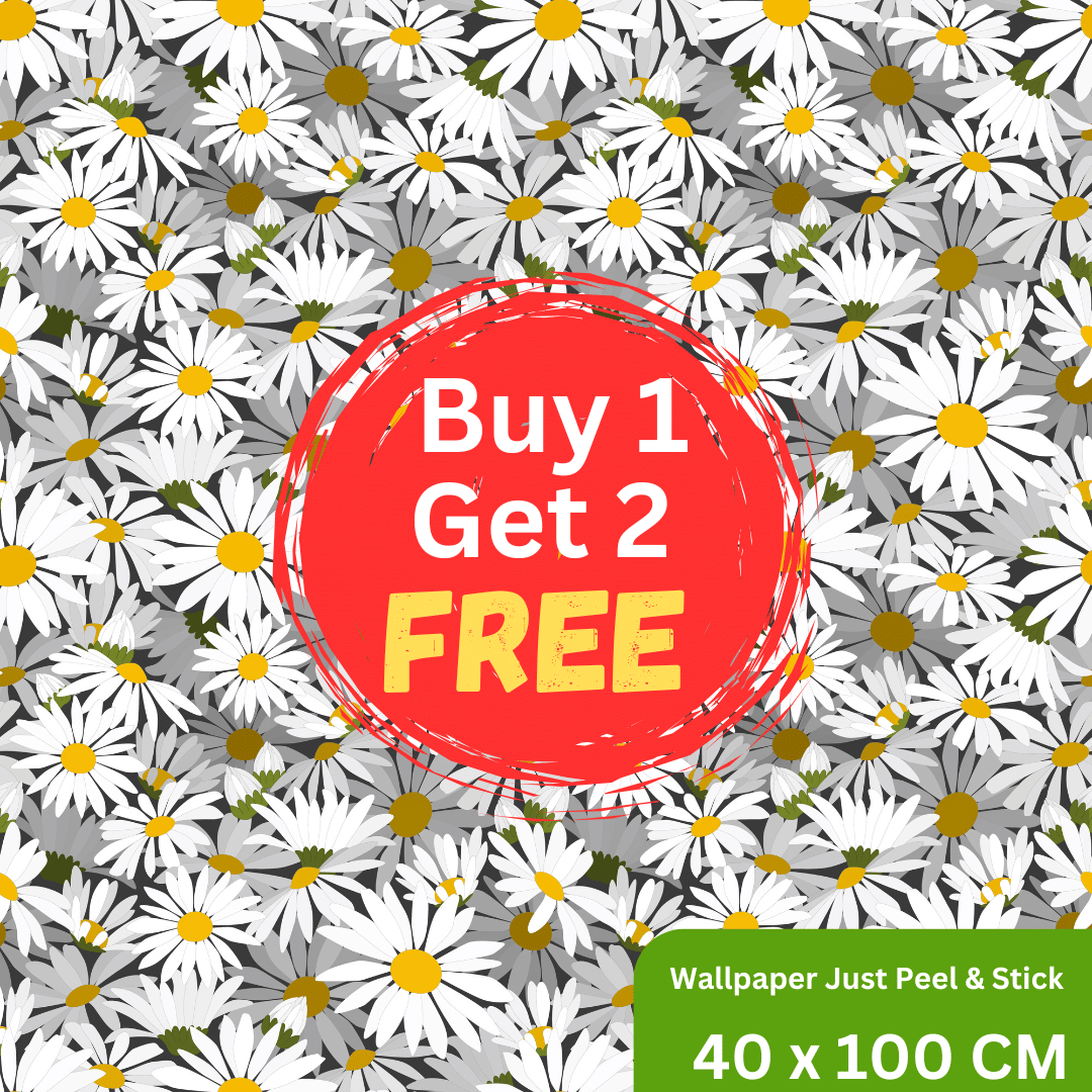     			Interawall Decor Self-Adhesive Decal Wallpaper Specific Product for Bedroom, Living Room, Kids Room, Play Room, Office | Abstract Home Wallpaper for Home Decor (Buy 1 get 2 Free, Pack of 3 Pcs,  Size-16x39 Inches Each Strip)