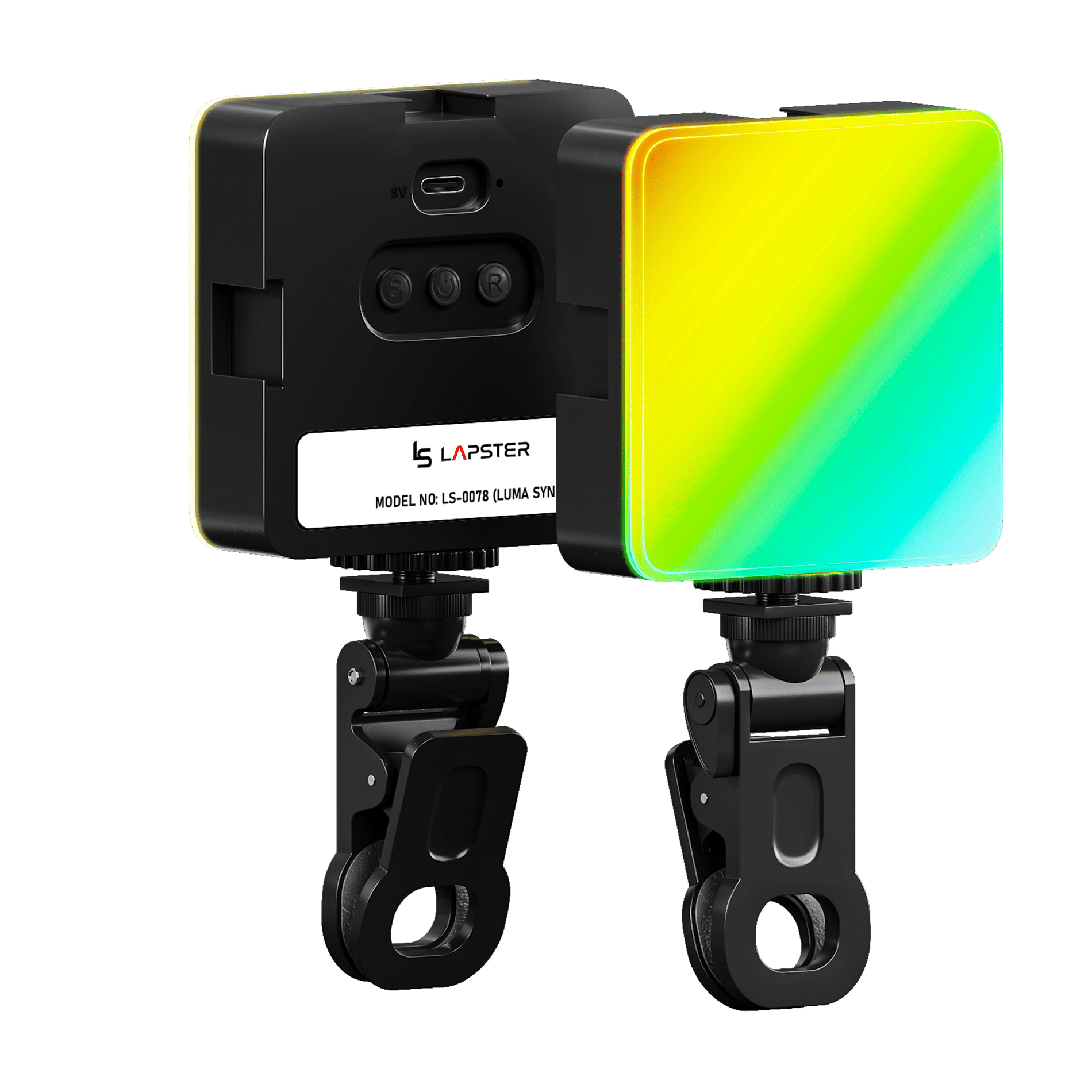     			Lapster Aux Wire Selfie Flash Light ( Multicolor )