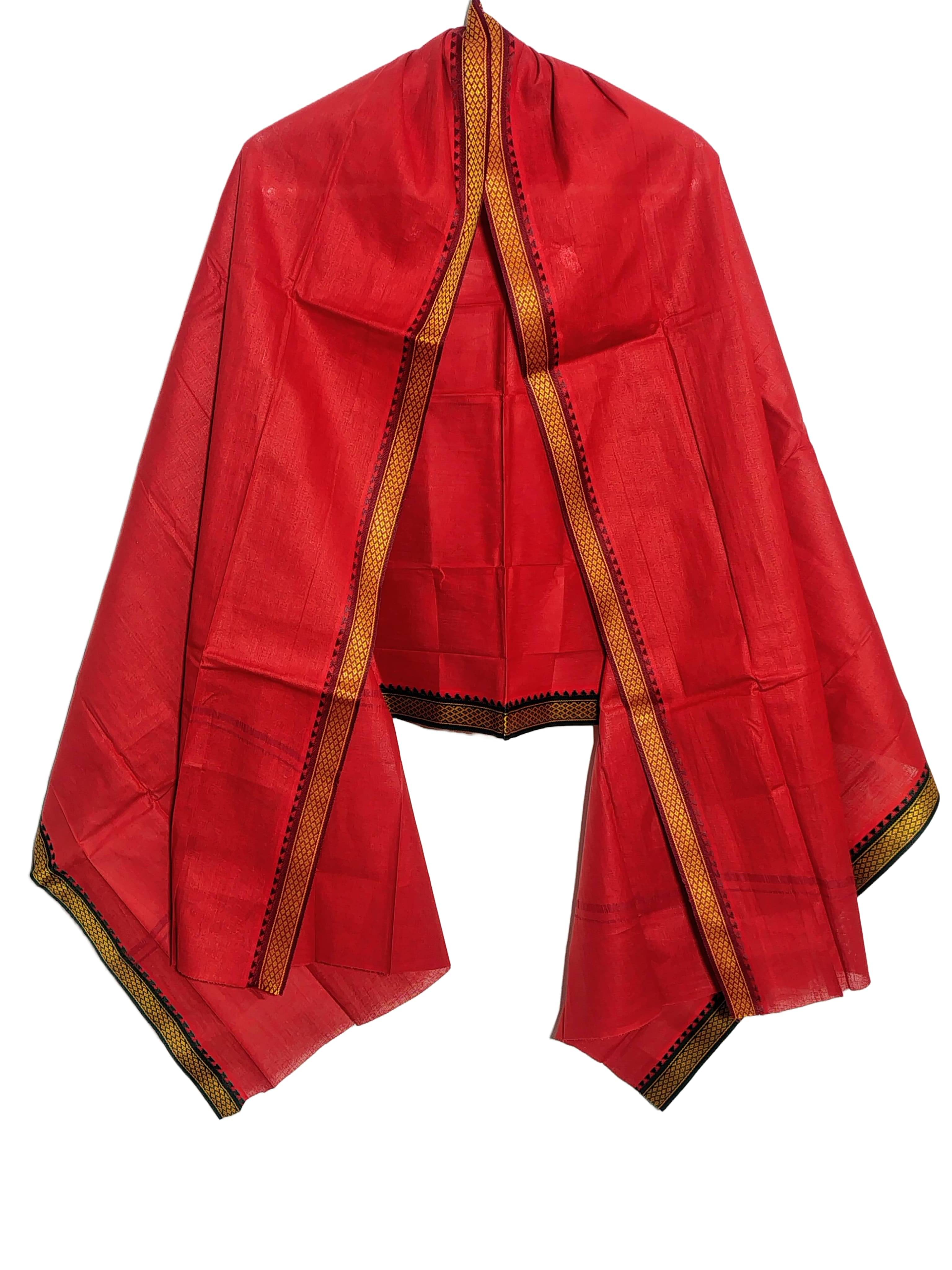 MAA SHEETLA CREATIONS Pack of 1 Cotton Below 300 -GSM Bath Towel ( Red ) MAA SHEETLA CREATIONS Pack of 1 Cotton Below 300 -GSM Bath Towel ( Red )