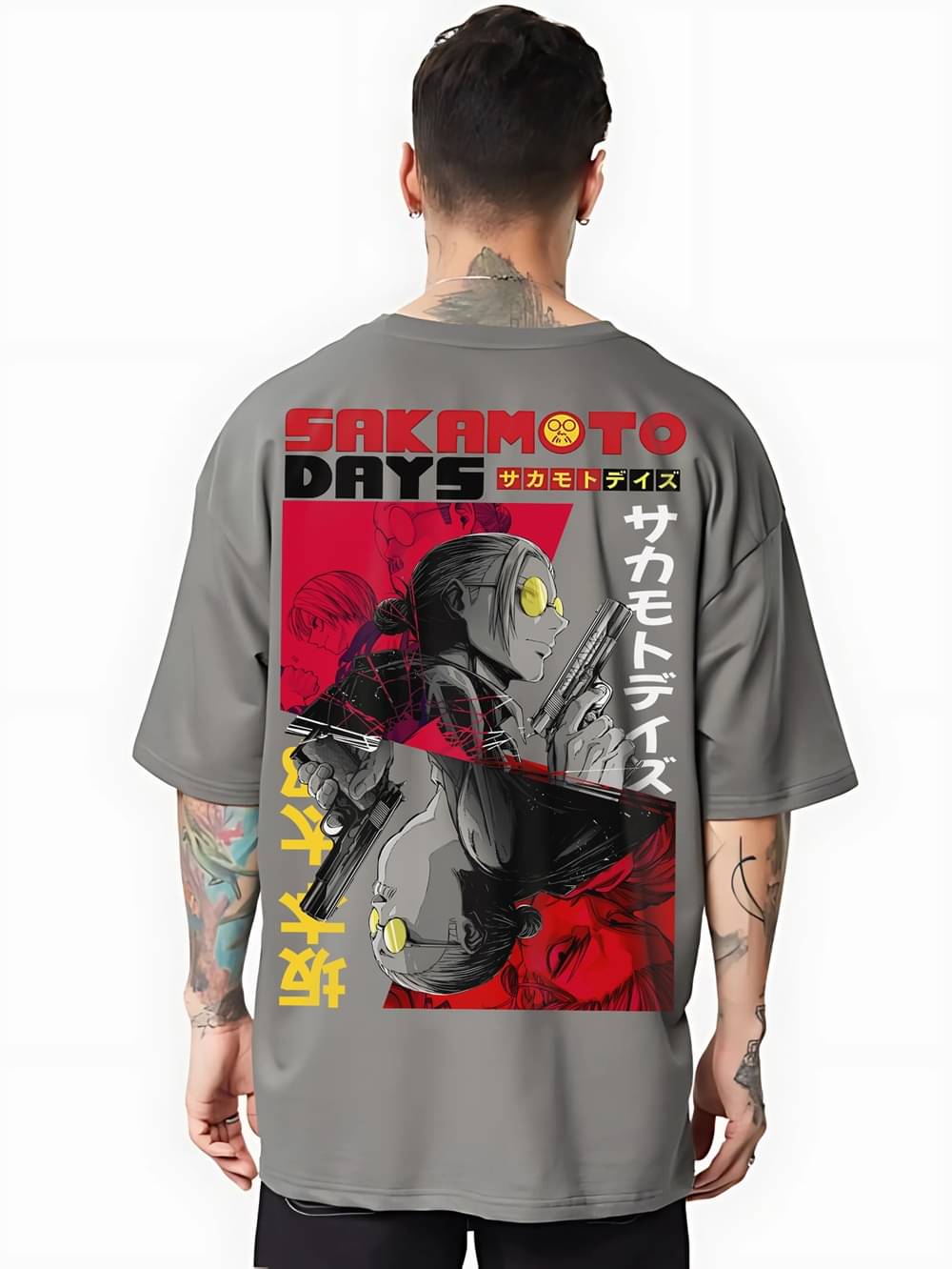 MEGAKART Men 100% Cotton Oversized Fit Printed T-Shirt ( Dark Grey ) MEGAKART Men 100% Cotton Oversized Fit Printed T-Shirt ( Dark Grey )
