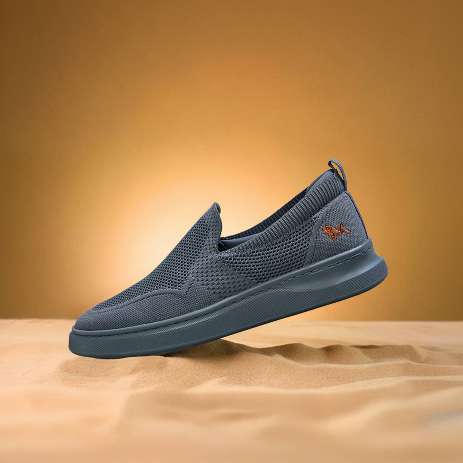     			Neemans Grey Men's Slip-on Shoes