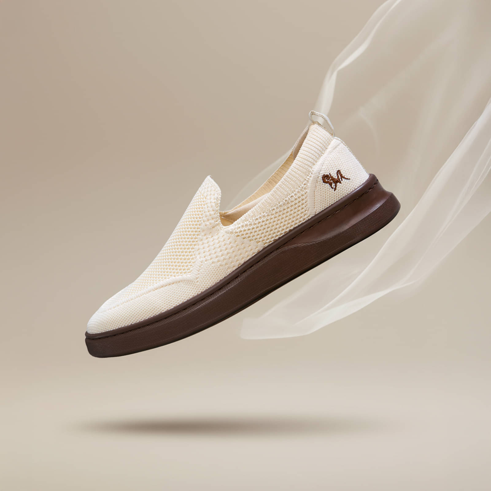     			Neemans Off White Men's Slip-on Shoes
