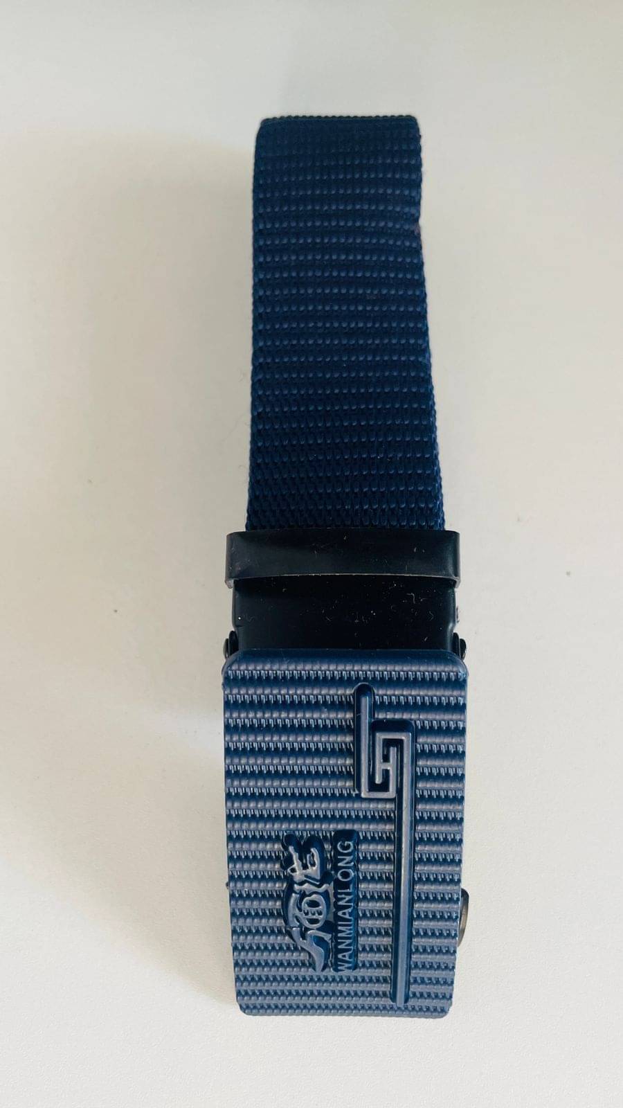     			Nelartndesign - Navy Canvas Men's Casual Belt ( Pack of 1 )