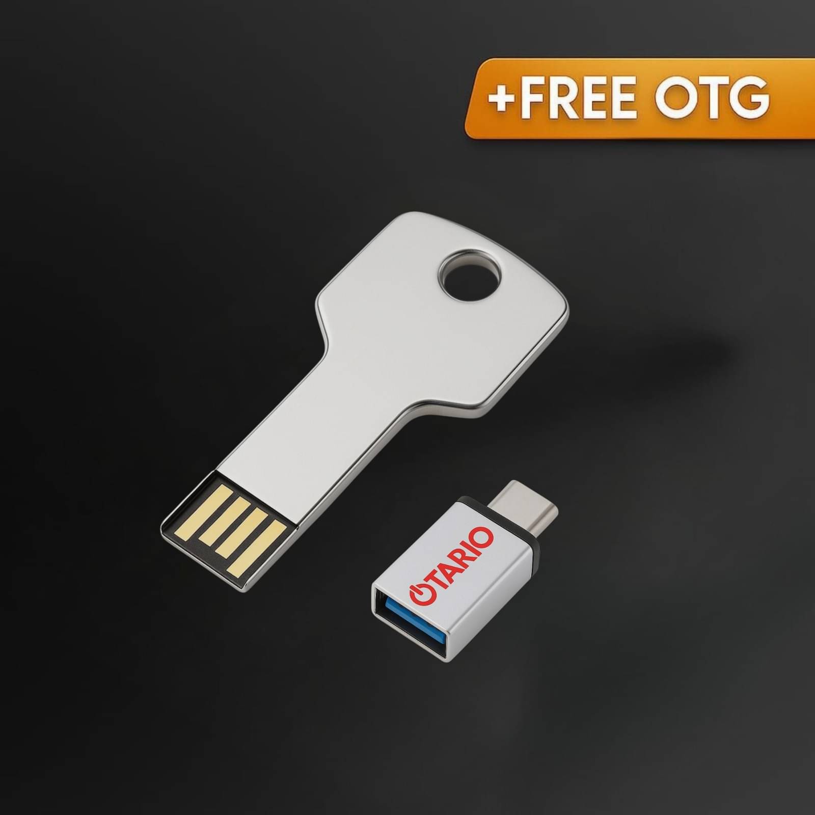     			OTARIO Key Shape Metal Fancy Pendrive ( 32GB )