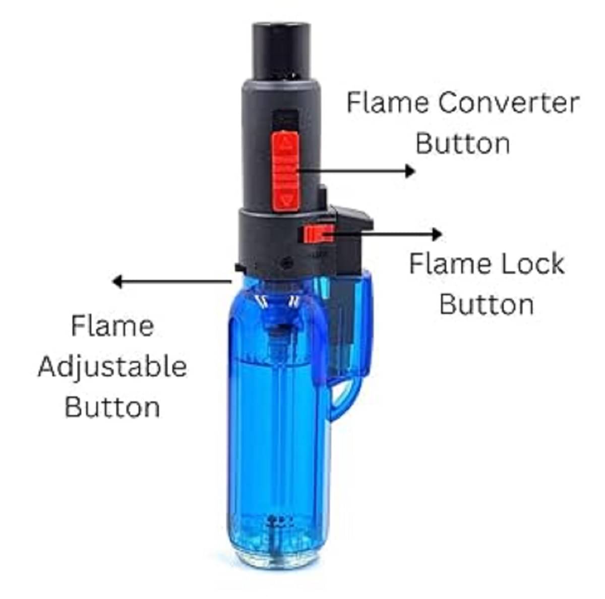     			PAAVI Multicolor Virgin Plastic Kitchen Blow Torch/Jet Flame Lighter ( Pack of 1 )