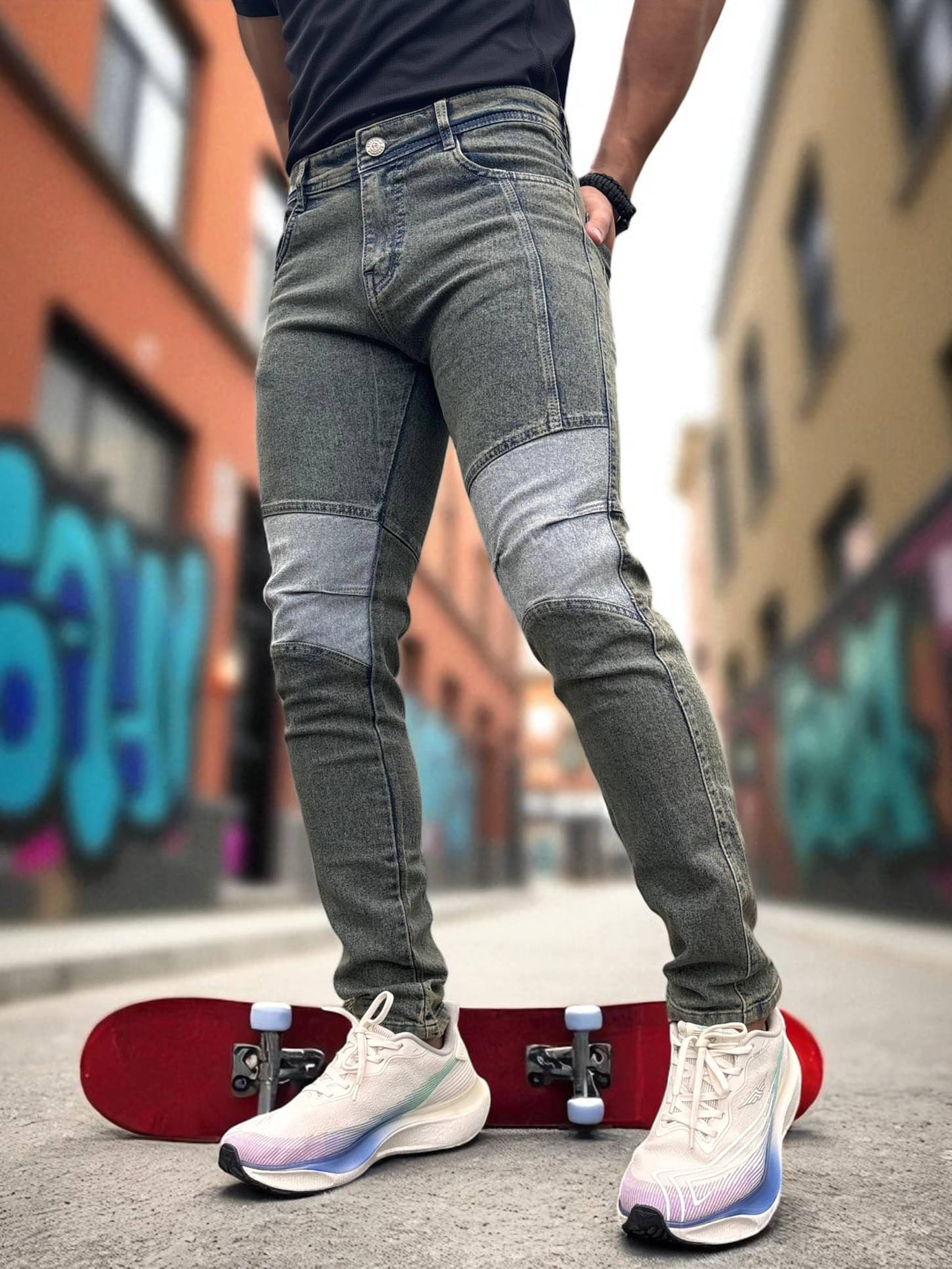     			PANTA Slim Fit Clean Look Men's Jeans - Green ( Pack of 1 )