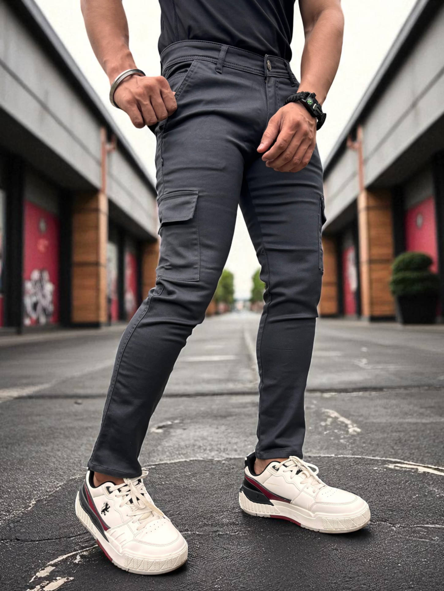     			PANTA Slim Fit Clean Look Men's Jeans - Dark Grey ( Pack of 1 )