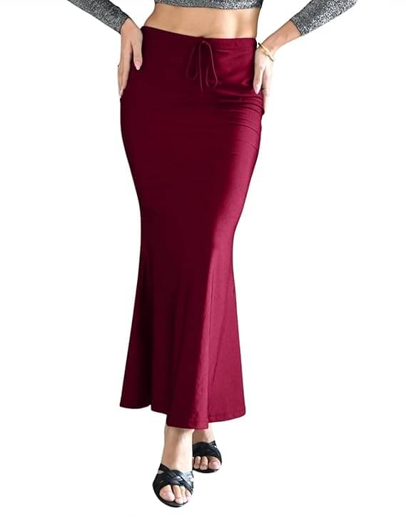     			Pathudi Women Cotton Blend Saree Shaper ( Maroon )