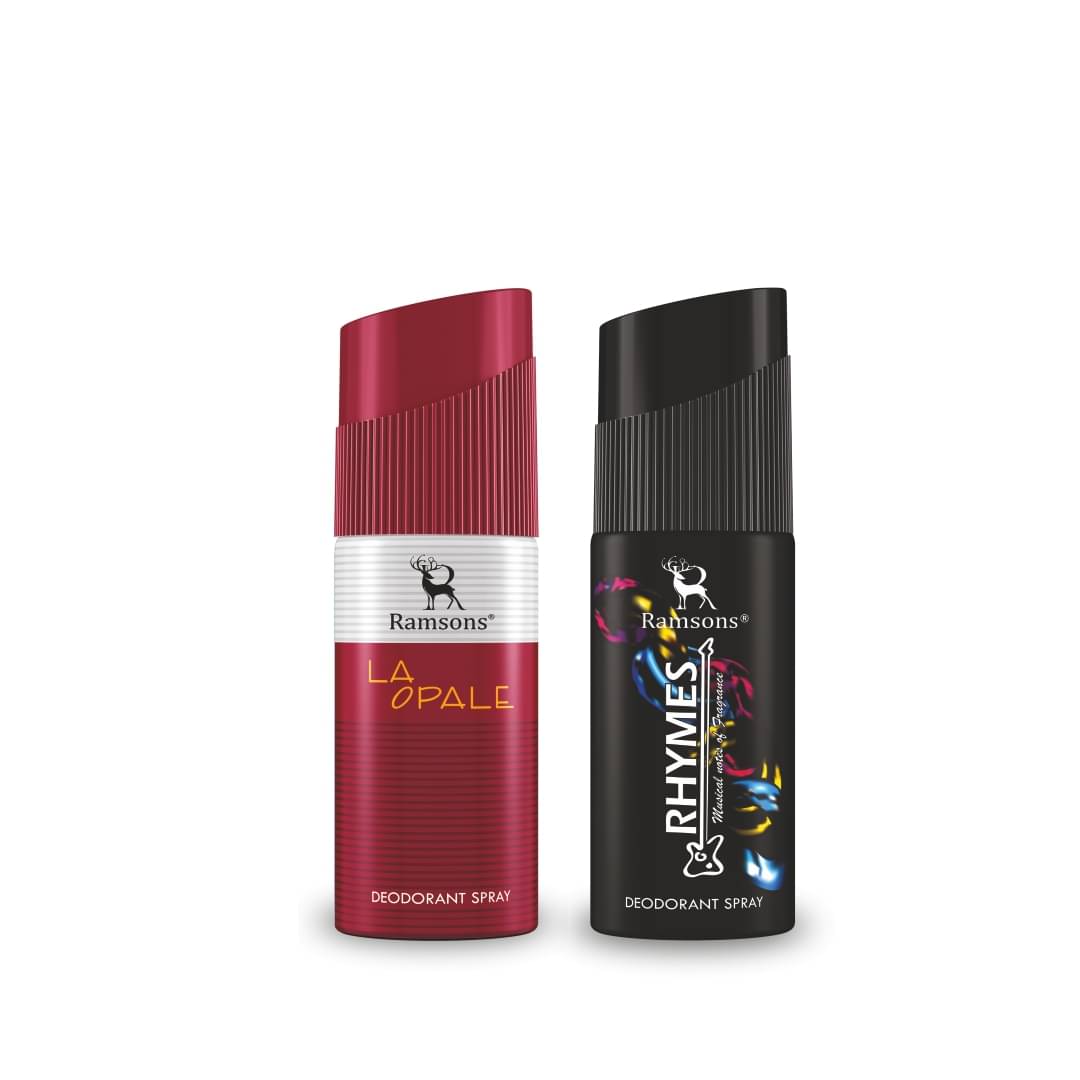     			Ramsons La Opale & Rhymes Deodorant Spray for Unisex 80 ml ( Pack of 2 )