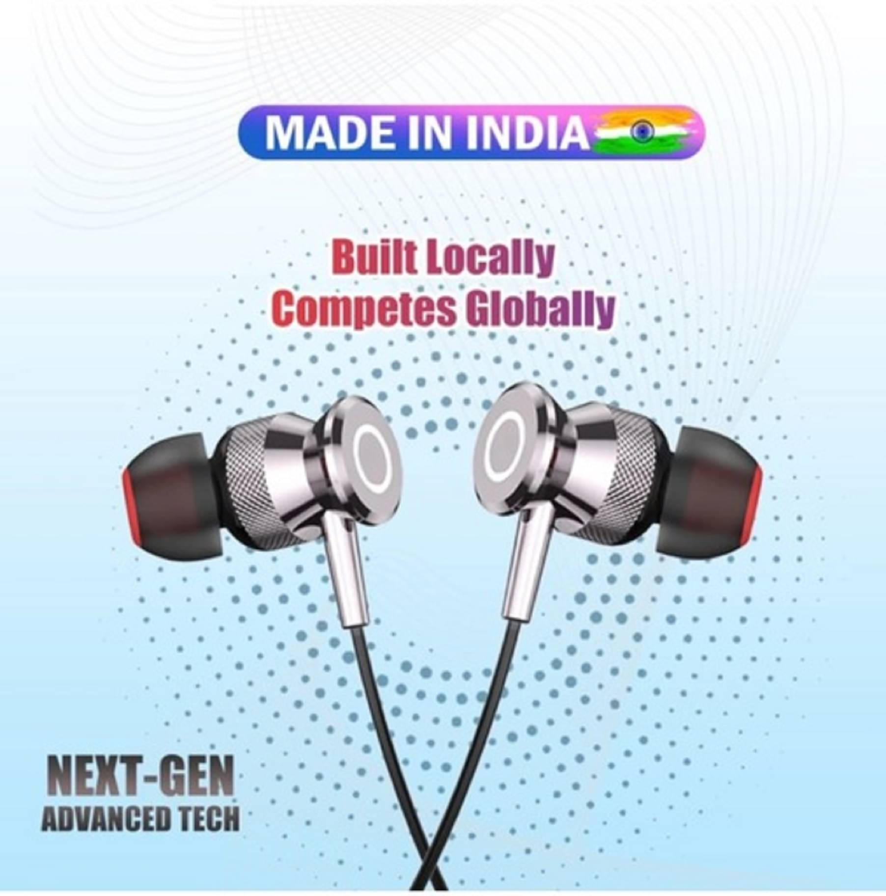     			Raptor 80 Hours Gold Playtime Wireless Neckband headphones Earphone