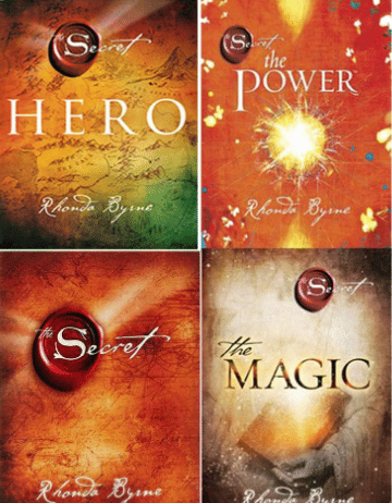     			Rhonda Byrne book combo pack ( English): The Secret, Magic, Hero & Power
