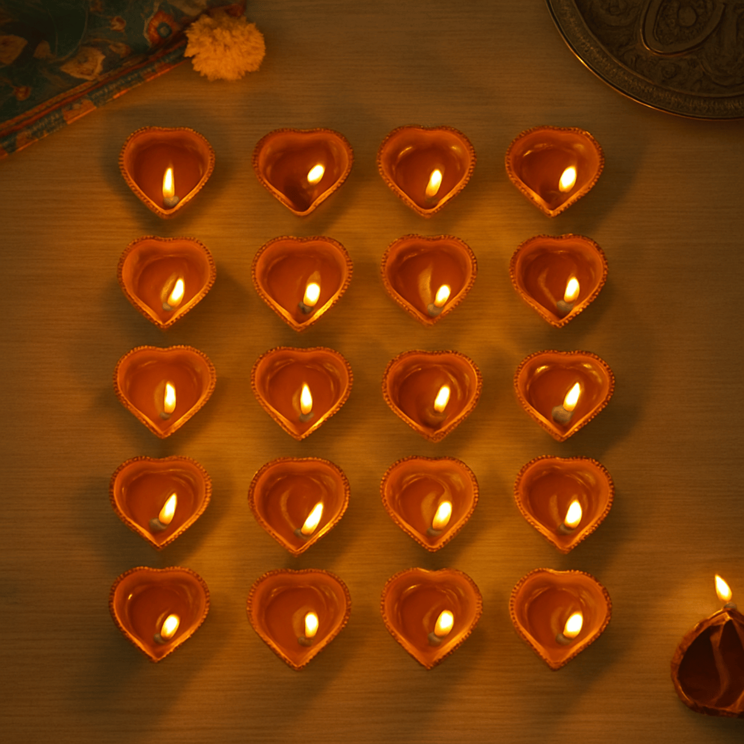     			Rizasta Ceramic Diwali Diya - Pack of 24