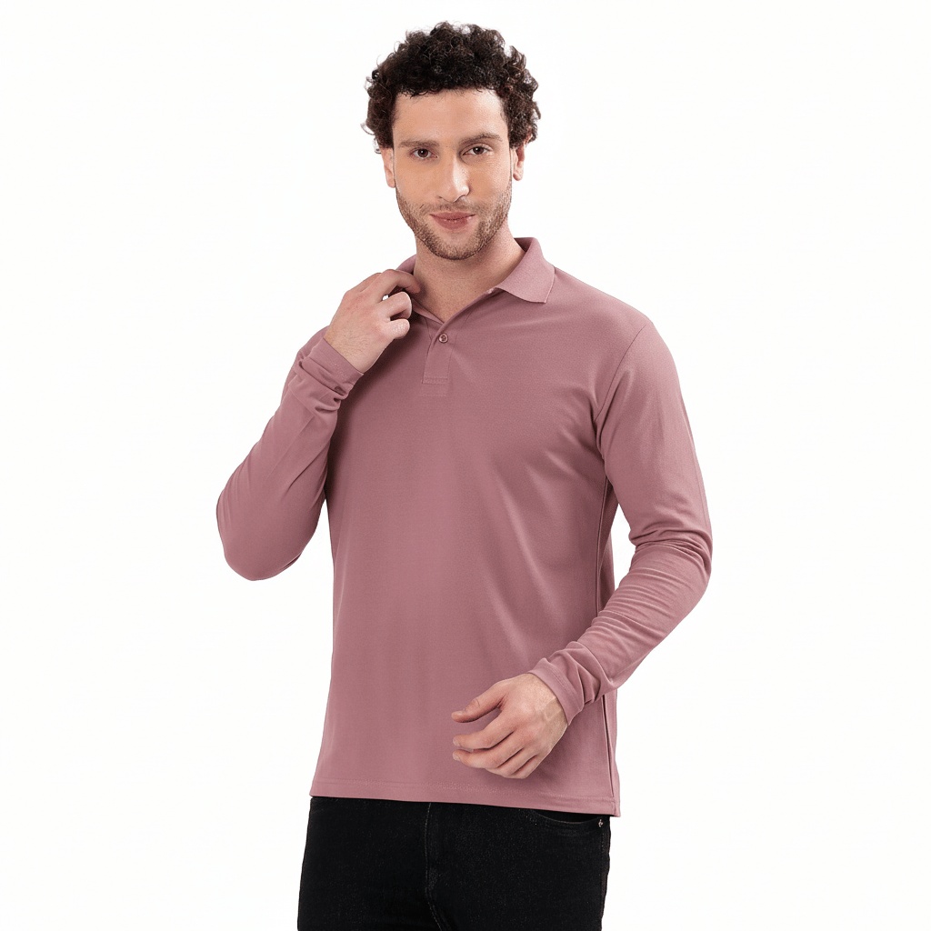     			SYS TEXTILE Men Cotton Blend Regular Fit Solid T-Shirt ( Pink )