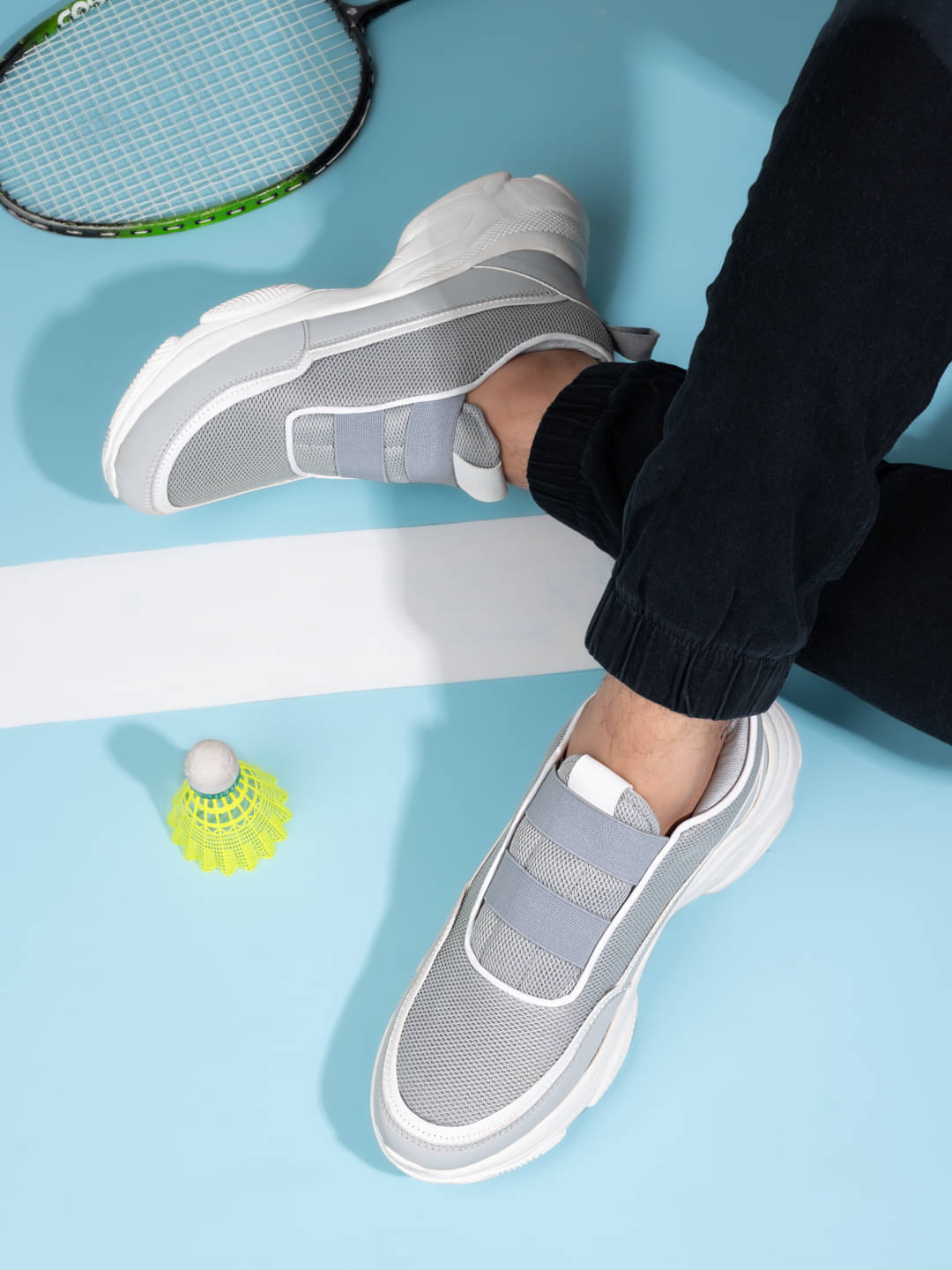 Sneaklab Sneaklab Premium Quality Grey Men's Outdoor Shoes Sneaklab Sneaklab Premium Quality Grey Men's Outdoor Shoes