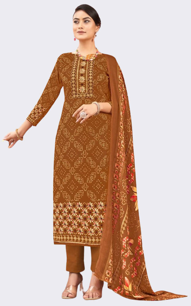 Soul Essence Women Woollen Unstitched Dress Material ( Yellow ) Soul Essence Women Woollen Unstitched Dress Material ( Yellow )