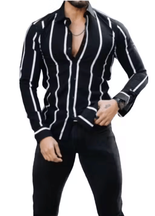    			VAANNAYA ENTERPRISE 100% Cotton Regular Fit Solids Full Sleeves Men's Casual Shirt - Black ( Pack of 1 )