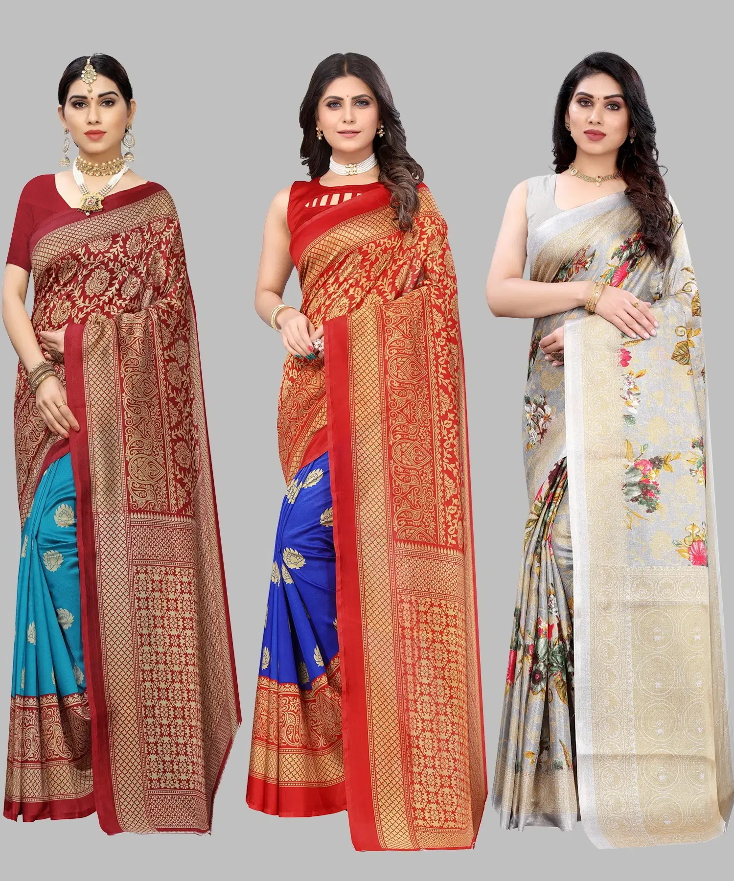 Yashika Art Silk Printed Regular Saree With Unstitched Blouse Piece ( Light Green ) Yashika Art Silk Printed Regular Saree With Unstitched Blouse Piece ( Light Green )