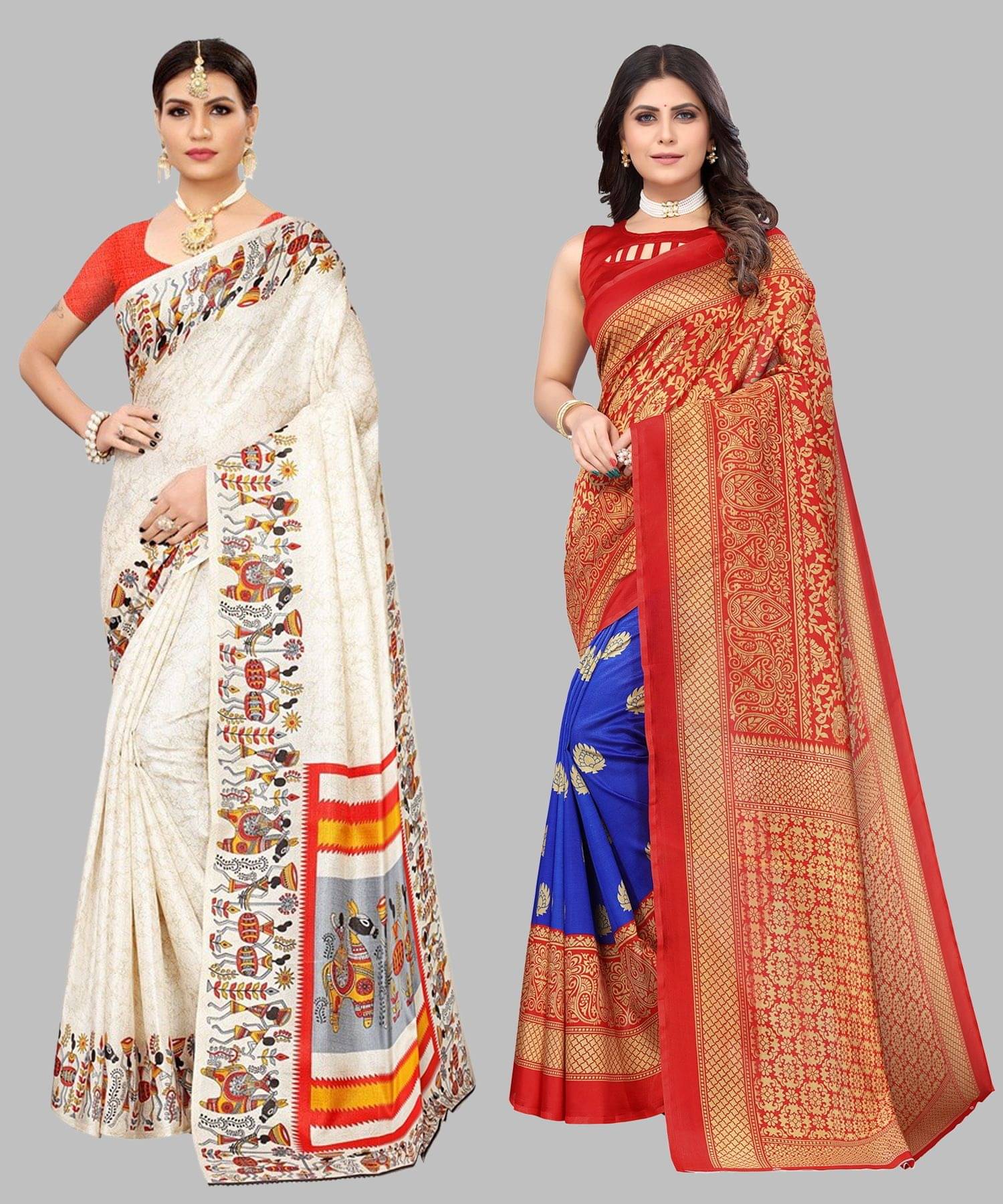     			Yashika Art Silk Self Design Regular Saree With Unstitched Blouse Piece ( Orange )