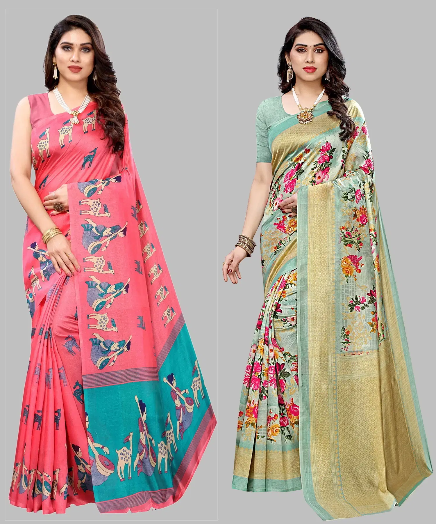     			Yashika Art Silk Self Design Regular Saree With Unstitched Blouse Piece ( Pink )