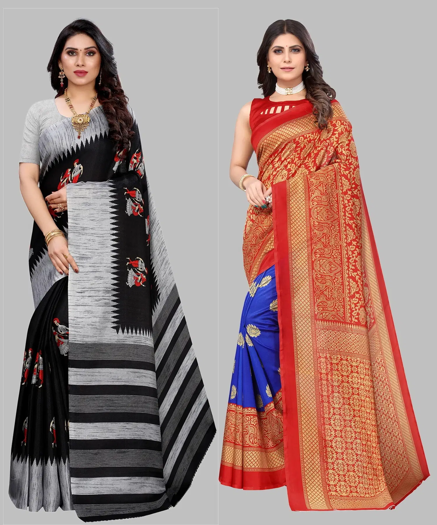     			Yashika Art Silk Self Design Regular Saree With Unstitched Blouse Piece ( Black )