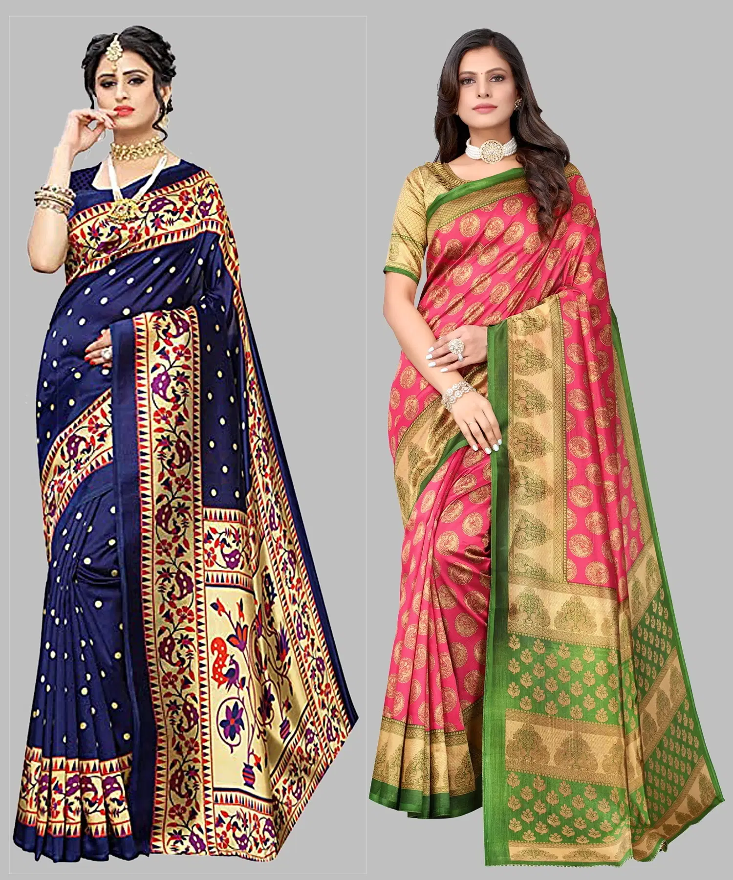     			Yashika Art Silk Self Design Regular Saree With Unstitched Blouse Piece ( Blue )