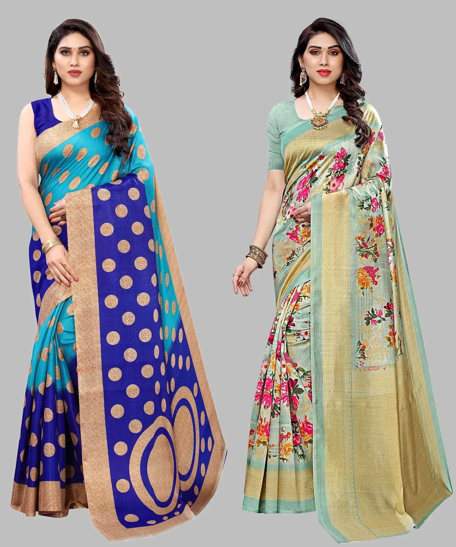     			Yashika Art Silk Self Design Regular Saree With Unstitched Blouse Piece ( Blue )