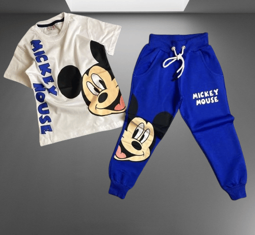     			funny boy Pack of 1 Unisex Cotton Blend T-Shirt & Trackpants Set ( Beige )