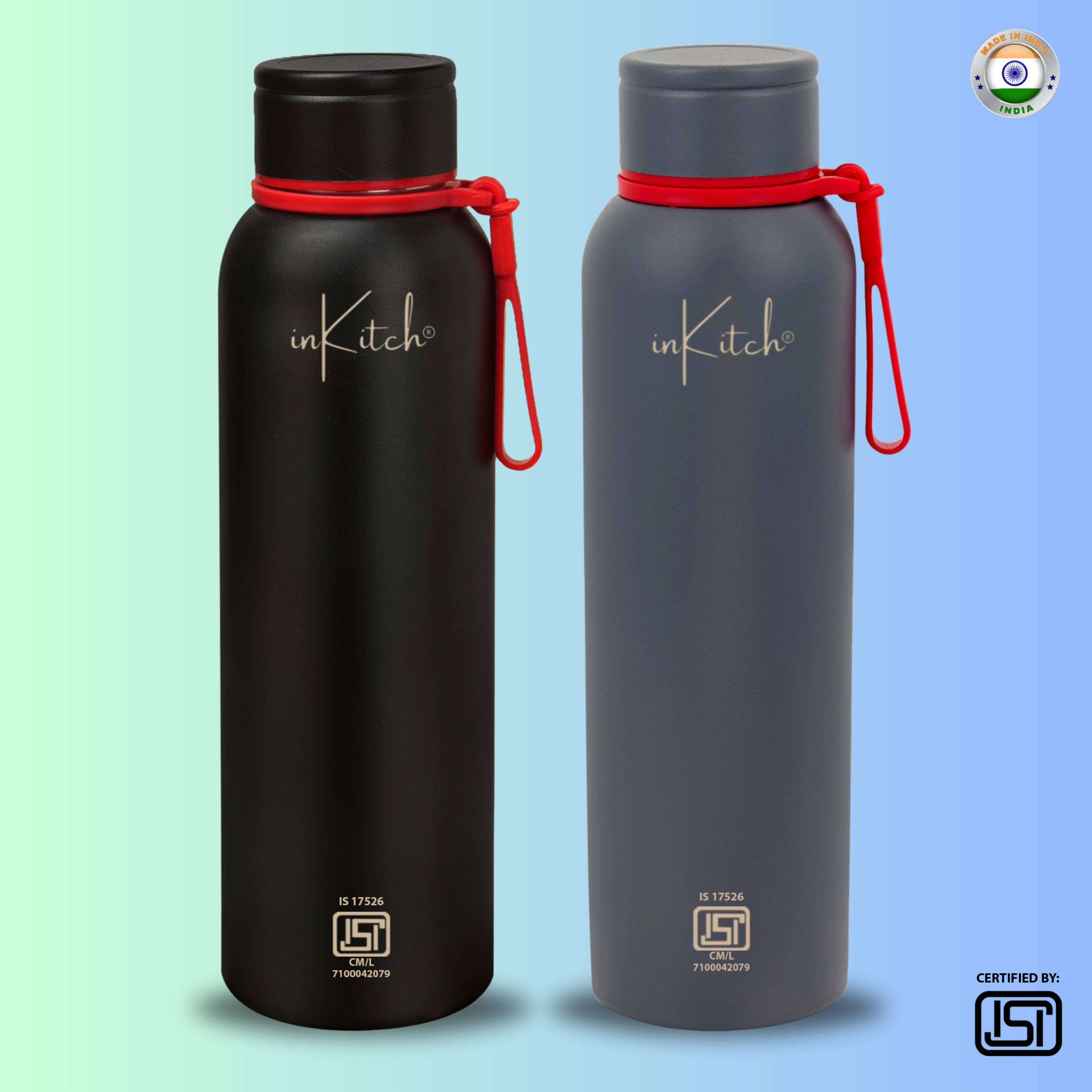     			inKitch Double Vacuum Bottle Silver Thermosteel Flask ( 1000 ml )